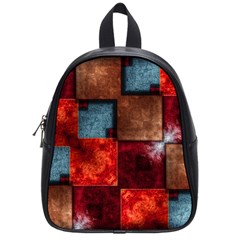 Abstract Depth Structure 3d School Bag (small) by Pakrebo