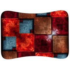 Abstract Depth Structure 3d Velour Seat Head Rest Cushion