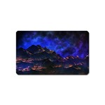 Landscape Sci Fi Alien World Magnet (Name Card) Front