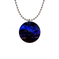 Landscape Sci Fi Alien World 1  Button Necklace by Pakrebo