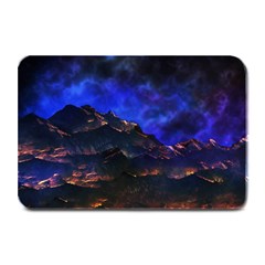 Landscape Sci Fi Alien World Plate Mats by Pakrebo