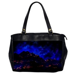 Landscape Sci Fi Alien World Oversize Office Handbag by Pakrebo