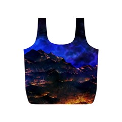 Landscape Sci Fi Alien World Full Print Recycle Bag (s) by Pakrebo