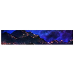 Landscape Sci Fi Alien World Small Flano Scarf