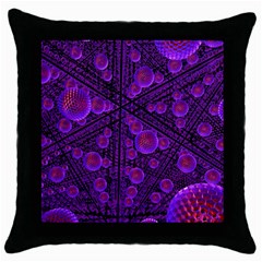 Spheres Combs Structure Regulation Throw Pillow Case (black) by Pakrebo