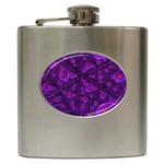 Spheres Combs Structure Regulation Hip Flask (6 oz) Front