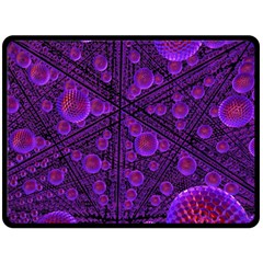 Spheres Combs Structure Regulation Fleece Blanket (large)  by Pakrebo