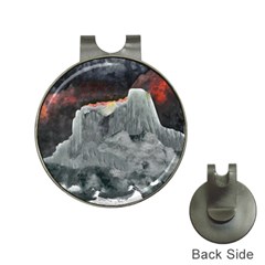 Mountains Scene Landscape Hat Clips With Golf Markers by Pakrebo