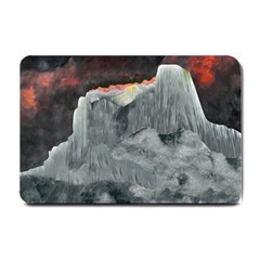 Mountains Scene Landscape Small Doormat  by Pakrebo