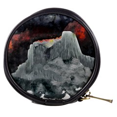 Mountains Scene Landscape Mini Makeup Bag by Pakrebo