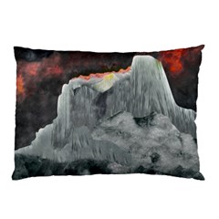 Mountains Scene Landscape Pillow Case (two Sides) by Pakrebo