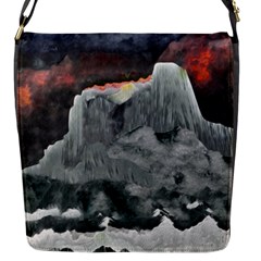 Mountains Scene Landscape Flap Closure Messenger Bag (s) by Pakrebo