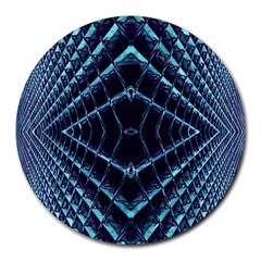 Sci Fi Texture Futuristic Design Round Mousepads by Pakrebo