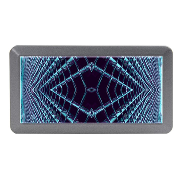 Sci Fi Texture Futuristic Design Memory Card Reader (Mini)