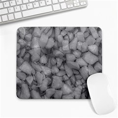 Soft Gray Stone Pattern Texture Design Large Mousepads by dflcprintsclothing