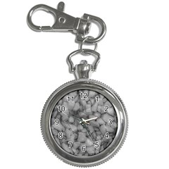 Soft Gray Stone Pattern Texture Design Key Chain Watches by dflcprintsclothing