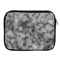 Soft Gray Stone Pattern Texture Design Apple Ipad 2/3/4 Zipper Cases