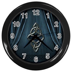 The Celtic Knot Wall Clock (black) by FantasyWorld7