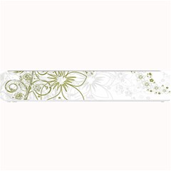 Flowers Background Leaf Leaves Small Bar Mats by Mariart