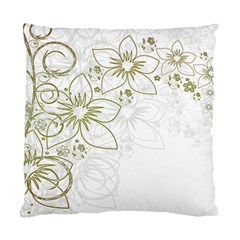 Flowers Background Leaf Leaves Standard Cushion Case (one Side) by Mariart