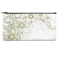 Flowers Background Leaf Leaves Pencil Cases