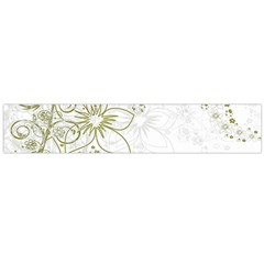 Flowers Background Leaf Leaves Large Flano Scarf  by Mariart