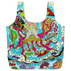 Supersonic Octopus Full Print Recycle Bag (XL)