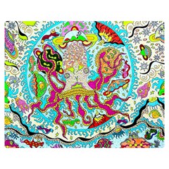 Supersonic Octopus Double Sided Flano Blanket (Medium) 