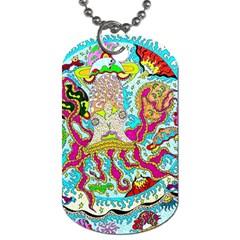 Supersonic Octopus Dog Tag (two Sides) by chellerayartisans