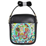 Supersonic Octopus Girls Sling Bag Front