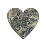 Grunge Camo Print Design Heart Magnet Front