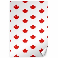 Maple Leaf Canada Emblem Country Canvas 20  X 30  by Mariart