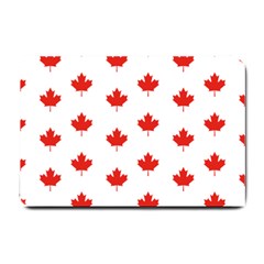 Maple Leaf Canada Emblem Country Small Doormat  by Mariart