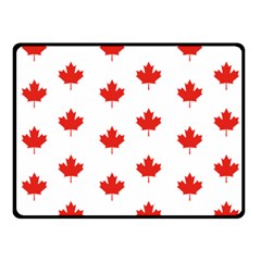 Maple Leaf Canada Emblem Country Fleece Blanket (small) by Mariart