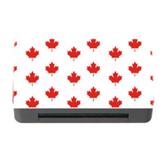 Maple Leaf Canada Emblem Country Memory Card Reader With Cf by Mariart