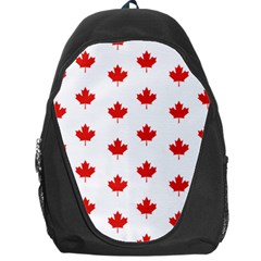 Maple Leaf Canada Emblem Country Backpack Bag by Mariart