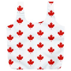 Maple Leaf Canada Emblem Country Full Print Recycle Bag (xl) by Mariart