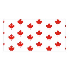 Maple Leaf Canada Emblem Country Satin Shawl by Mariart