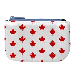 Maple Leaf Canada Emblem Country Large Coin Purse by Mariart