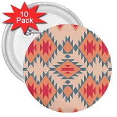 Tribal Signs 2          3  Button (10 Pack) by LalyLauraFLM