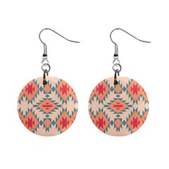 Tribal Signs 2          1  Button Earrings by LalyLauraFLM