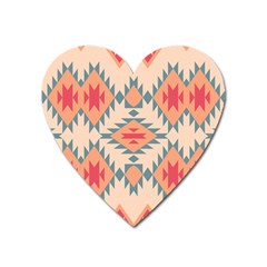 Tribal Signs 2          Magnet (heart) by LalyLauraFLM