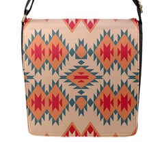 Tribal signs 2          Flap Closure Messenger Bag (L)