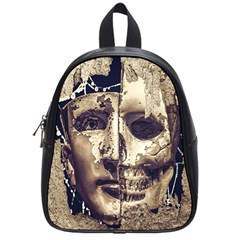 Creepy Photo Collage Artwork School Bag (small) by dflcprintsclothing