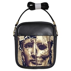 Creepy Photo Collage Artwork Girls Sling Bag by dflcprintsclothing