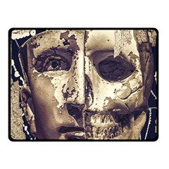 Creepy Photo Collage Artwork Fleece Blanket (small) by dflcprintsclothing