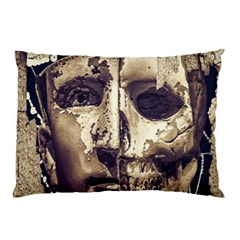 Creepy Photo Collage Artwork Pillow Case (two Sides) by dflcprintsclothing