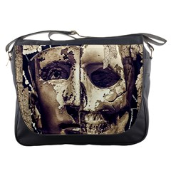 Creepy Photo Collage Artwork Messenger Bag by dflcprintsclothing