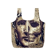 Creepy Photo Collage Artwork Full Print Recycle Bag (s) by dflcprintsclothing