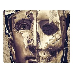 Creepy Photo Collage Artwork Double Sided Flano Blanket (large)  by dflcprintsclothing